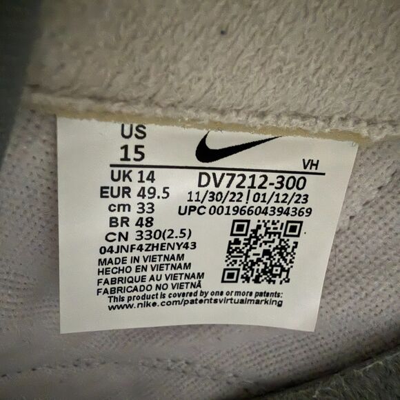 Size 15 - Nike Dunk Low Mica Green DV7212-300 - Picture 8 of 10